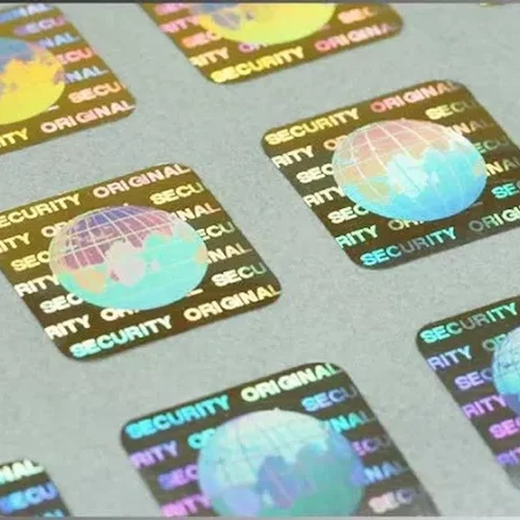 3D Hologram Etiket