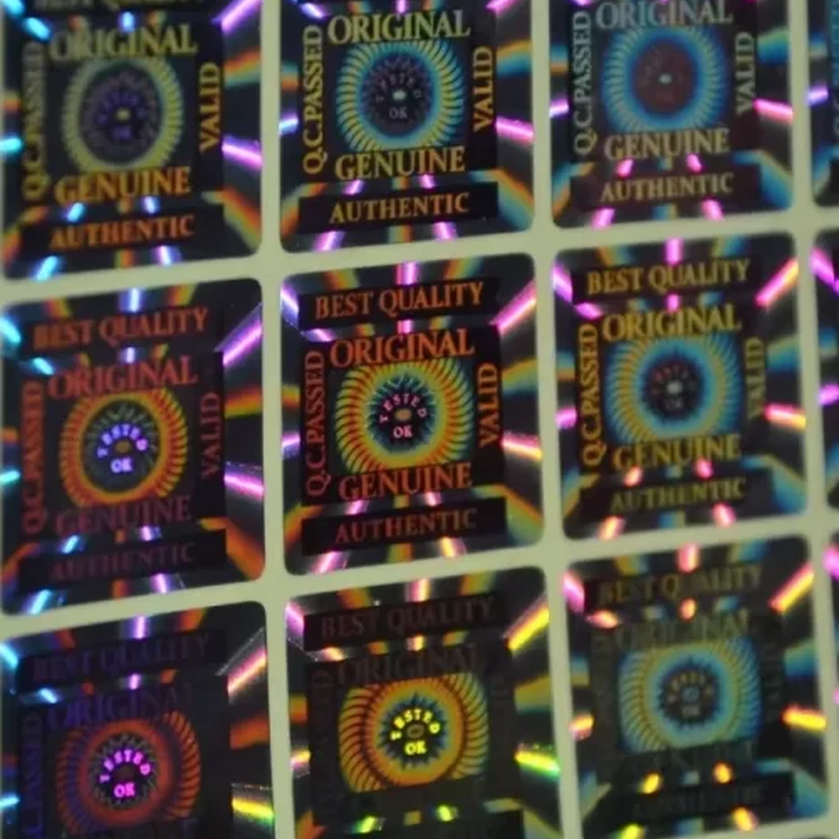 3D Hologram Etiket