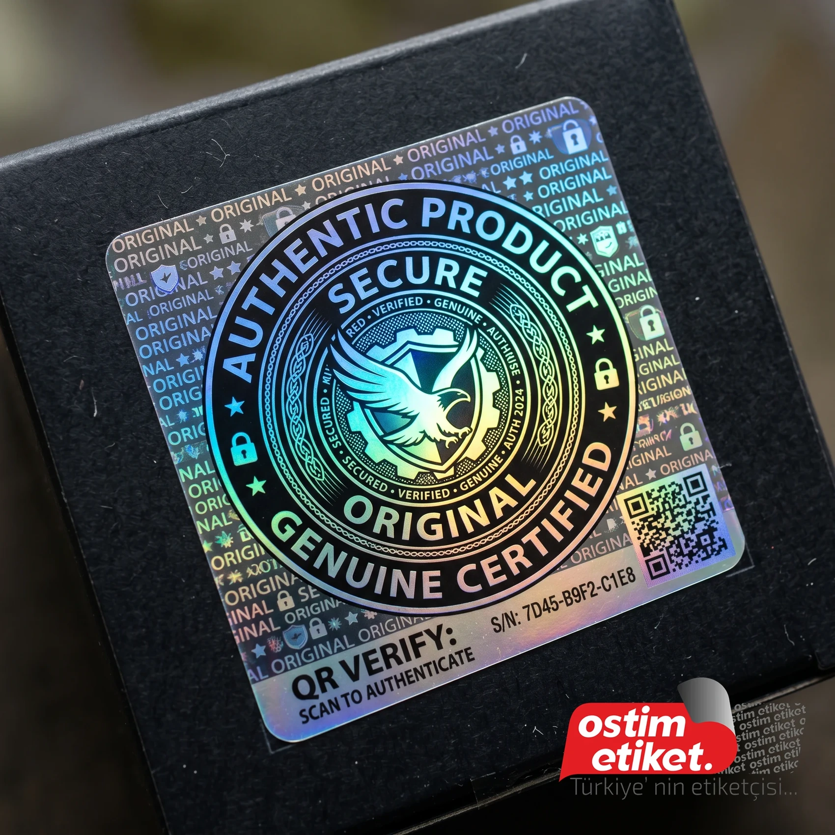 3D Hologram Etiket