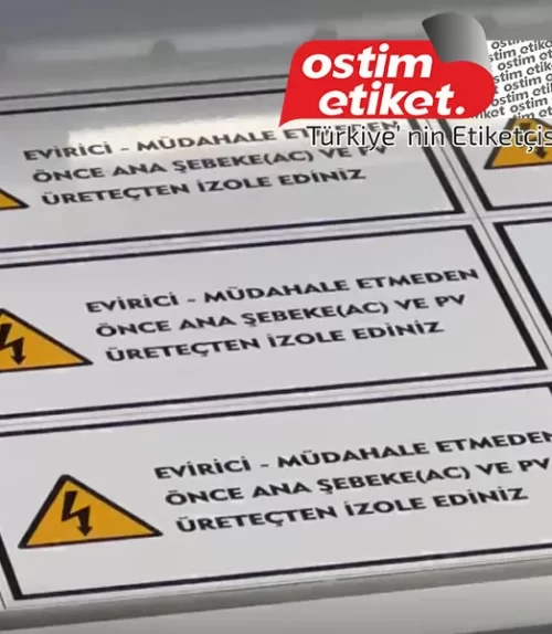 Alüminyum Etiket