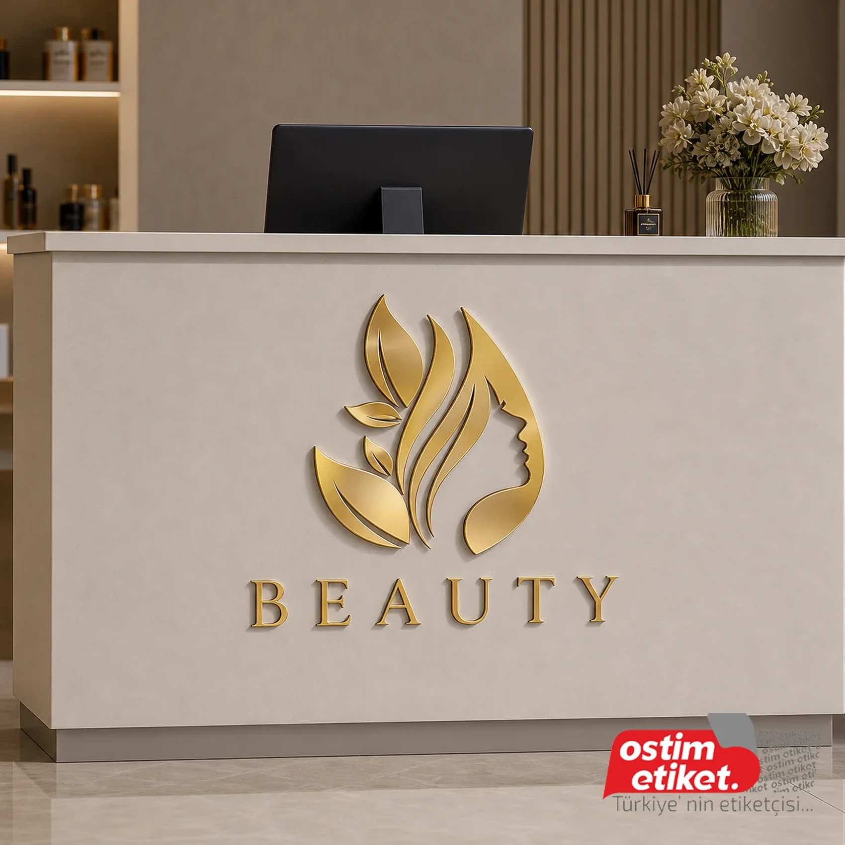 Banko Önü Pleksi Kabartma