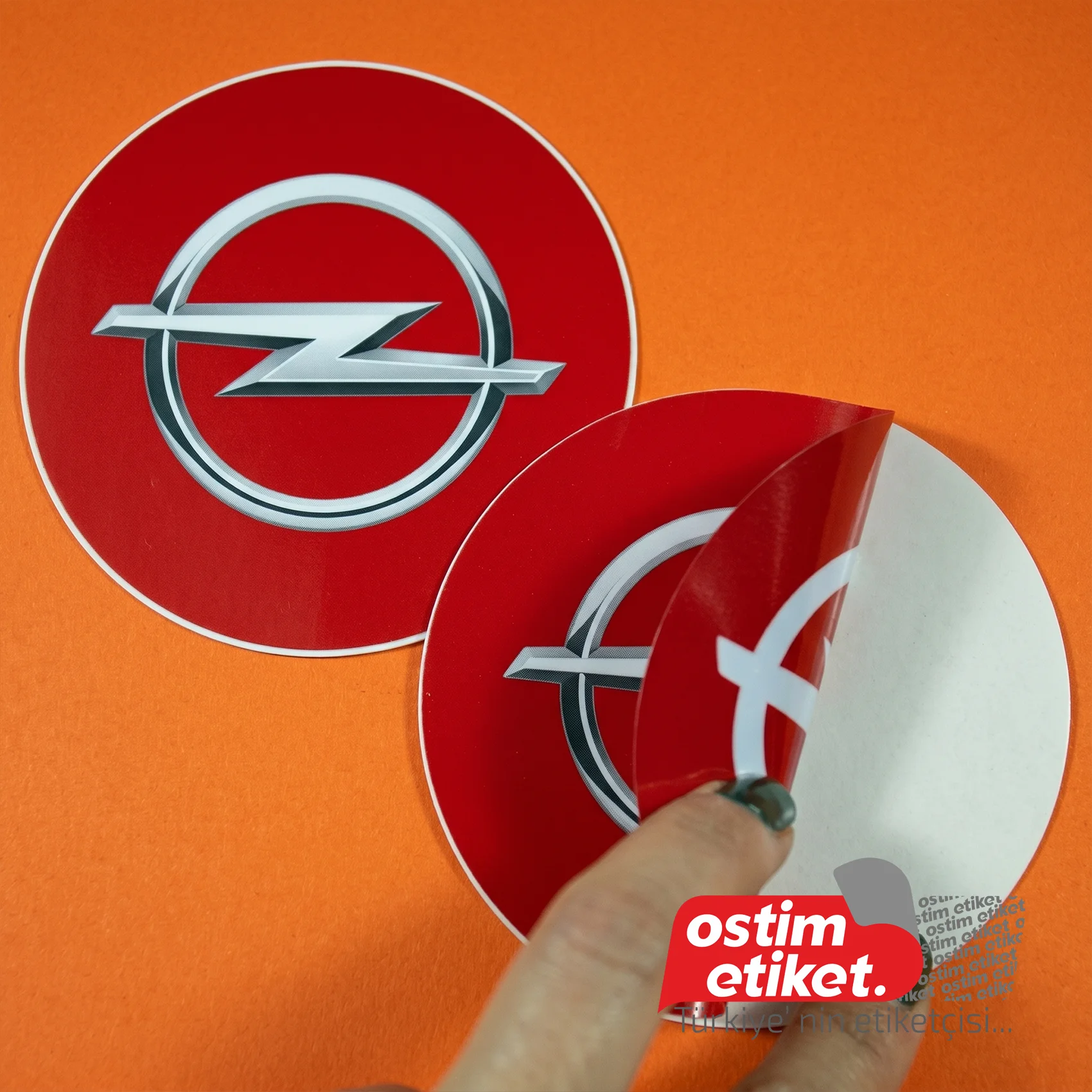 Çift Yön Baskılı Etiket