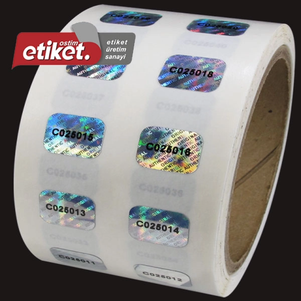 Hologram Numaratör Etiket