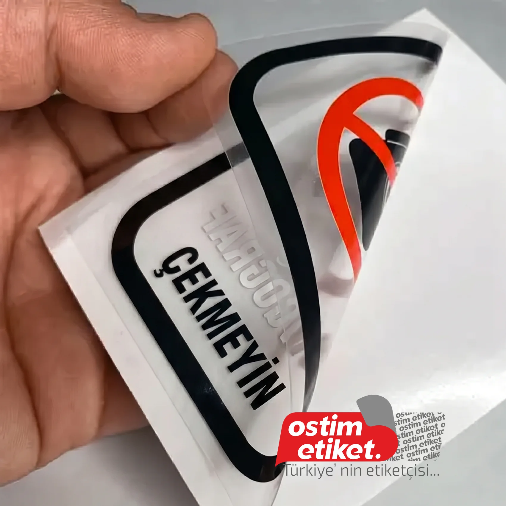İçten Yapıştırmalı Etiket
