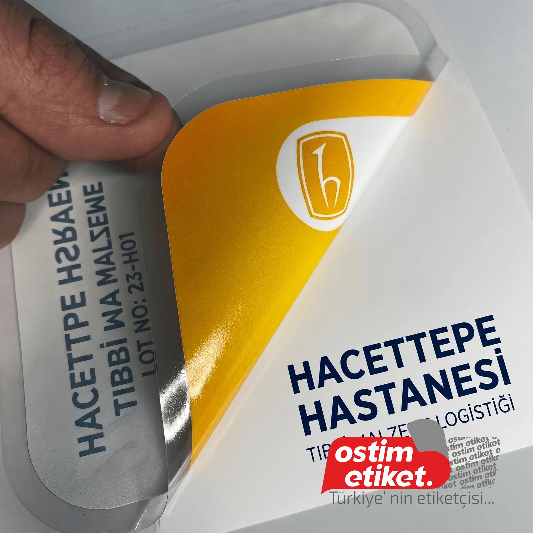 İçten Yapıştırmalı Etiket