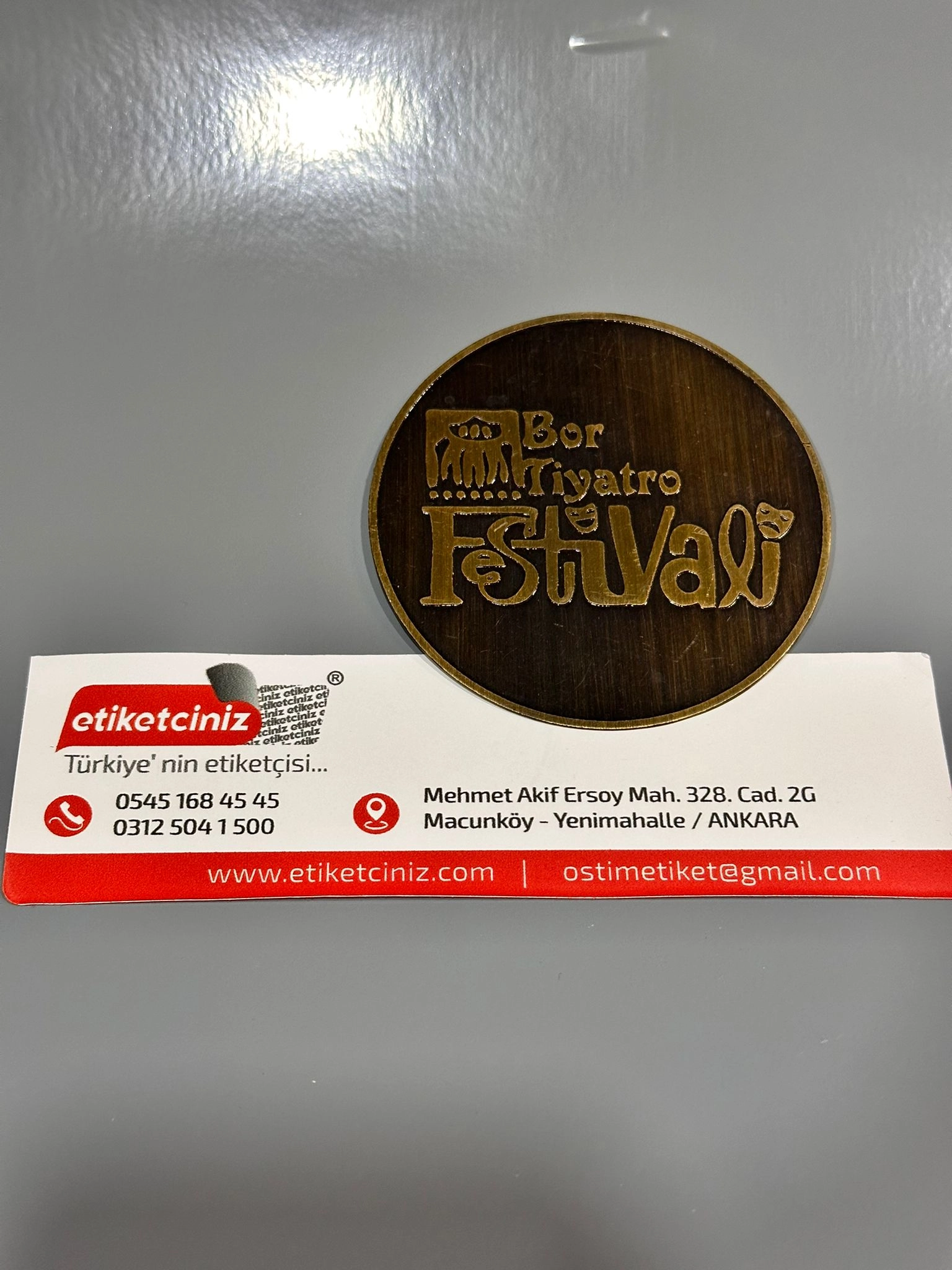 Pirinç Asit İndirme Etiket
