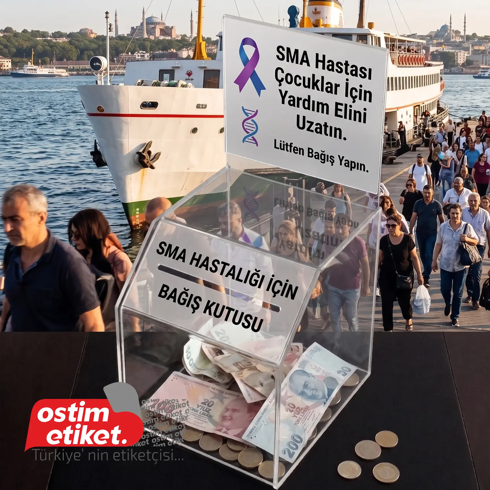 Pleksi Bağış - Sadaka Kutusu