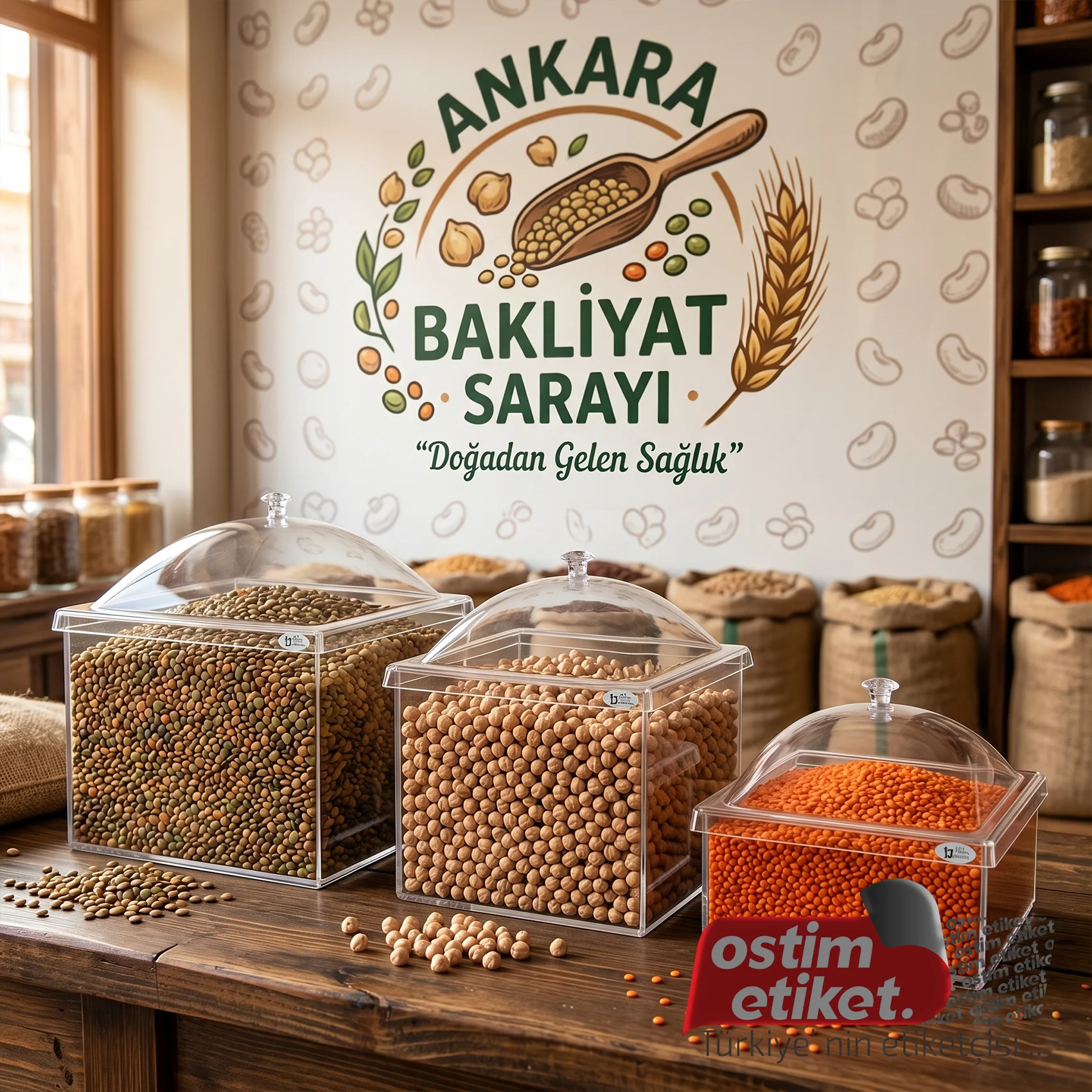Pleksi Kuruyemiş - Bakliyat Kutusu