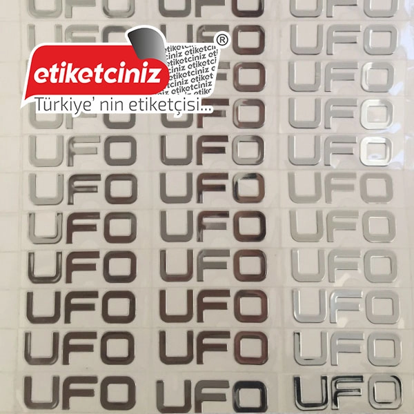 Slim Cut Metal Cut Etiket