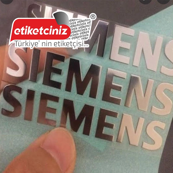 Slim Cut Metal Cut Etiket