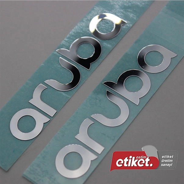 Slim Cut Metal Cut Etiket