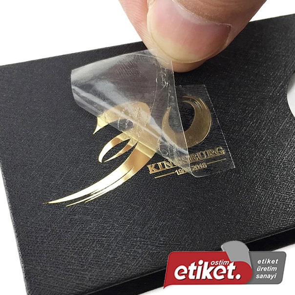 Slim Cut Metal Cut Etiket