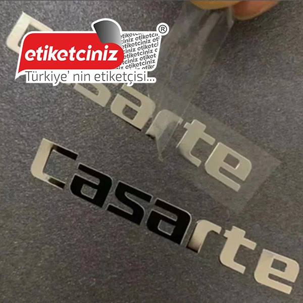 Slim Cut Metal Cut Etiket
