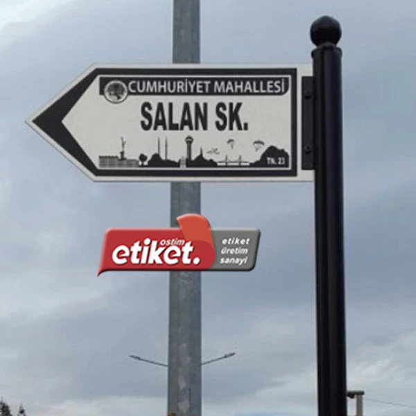 Direk Tipi Cadde Levhaları