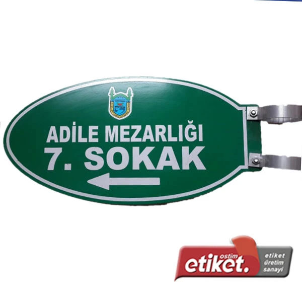 Direk Tipi Cadde Levhaları