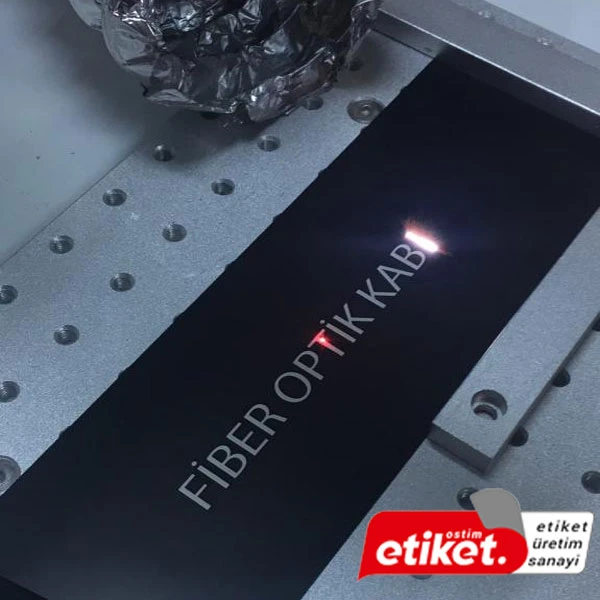Eloksallı Alüminyum Fiber Lazer Kazıma Etiket