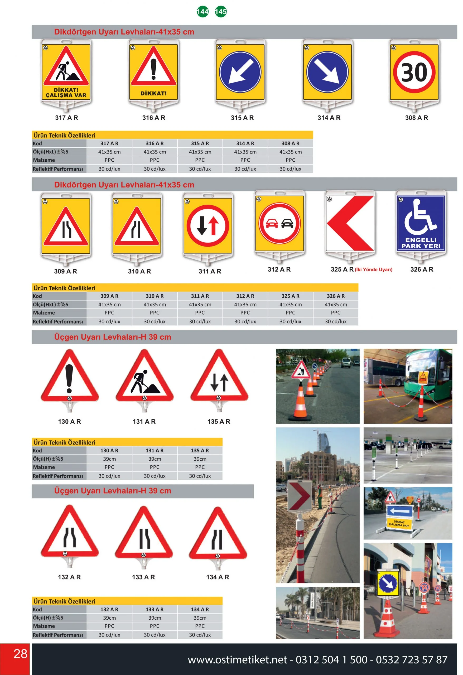 Trafik Otopark Ekipmanları