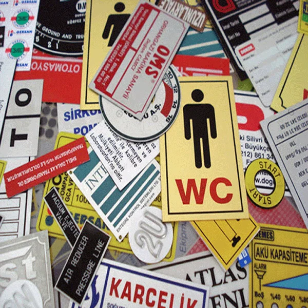 Serigrafi Metal Etiket