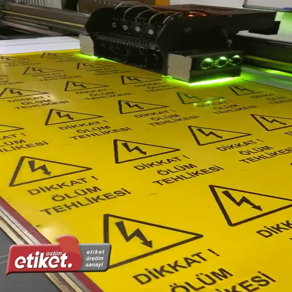 UV Metal Etiket