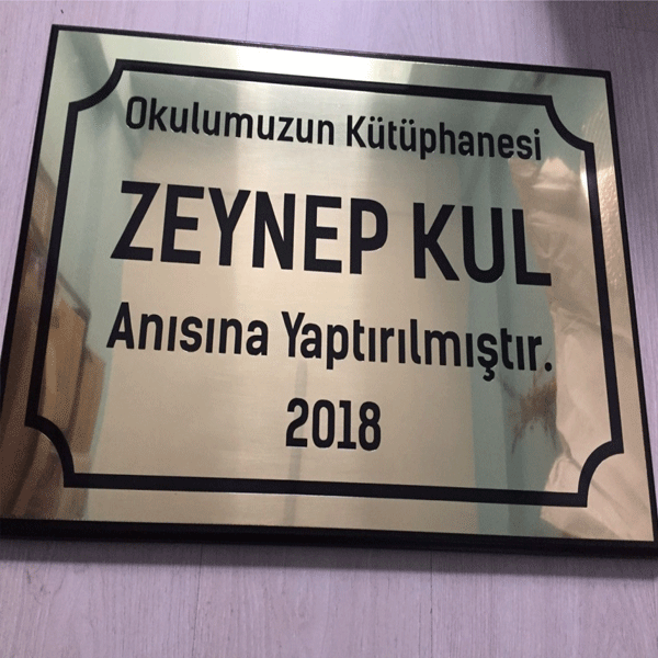 Pirinç Metal Etiket