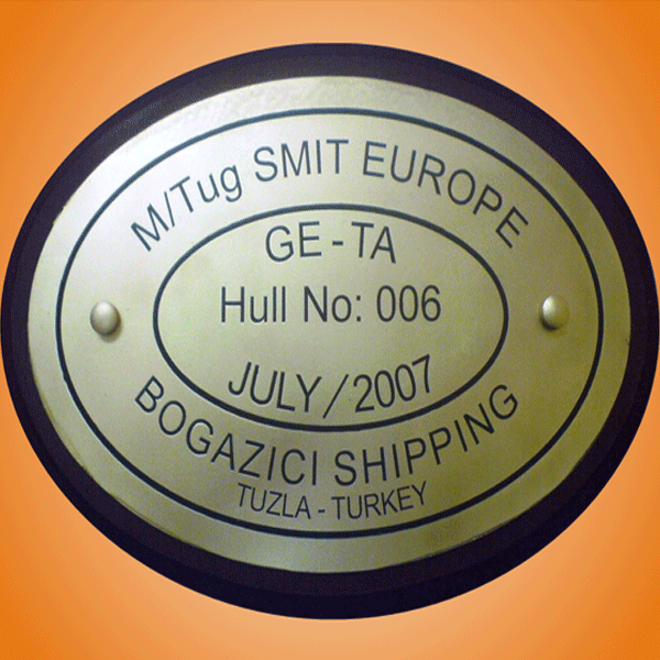 Pirinç Metal Etiket