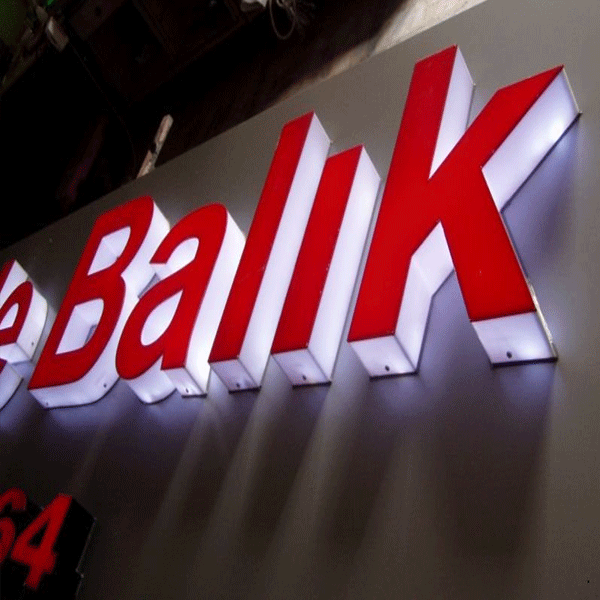 Pleksi Kutu Harf Tabela