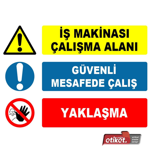 Tehlike Uyarı İşaretleri-İş Güvenliği Levhaları