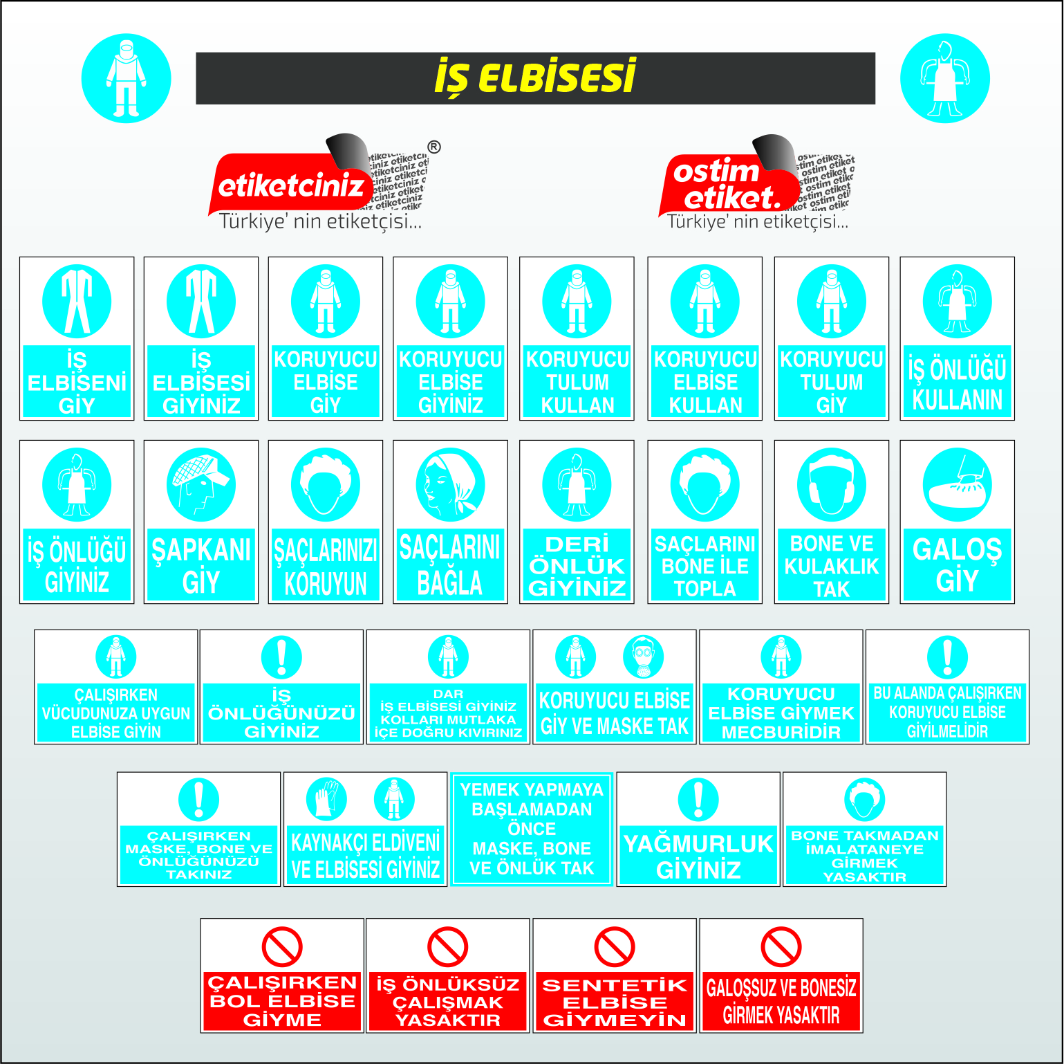 İGES İŞ ELBİSESİ